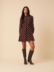 Nobodys Child Brown Gabi Mini Dress - Image 3 of 5