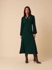 Nobodys Child Green Sadie Midi Dress Plain - Image 1 of 5