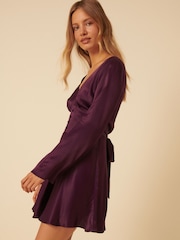 Nobodys Child Purple Stella Mini Dress - Image 3 of 5