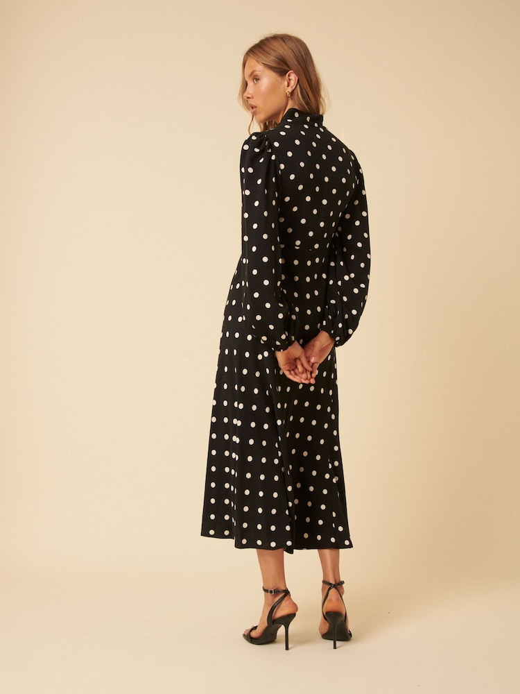 Nobodys Child Black Sadie Midi Dress - Image 2 of 5