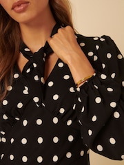 Nobodys Child Black Sadie Midi Dress - Image 5 of 5