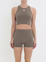 P.E Nation Brown Restore Seamless Tank Top - Image 1 of 4