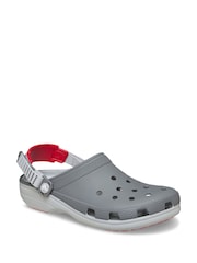 Crocs Grey Classic Turbo Clogs - Image 3 of 4