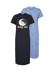 Yours Curve Koalaty Time Midaxi Nightdress 2 Pack - Imagem 8 de 8