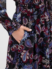 Long Tall Sally Black Chiffon Dress - Image 4 of 5