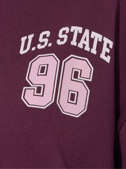 Yours Curve Red Crew Neck Sweatshirt - Image 5 of 7