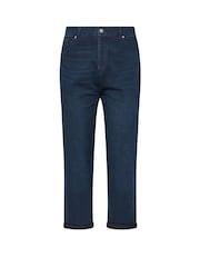 Yours Curve Blue Boyfriend Jeans - Image 5 of 5