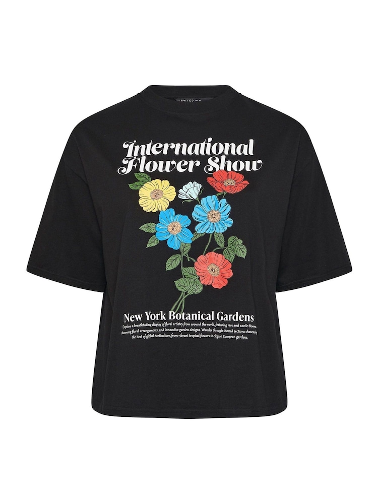 Yours Curve Limited Flower Graphic Print T-Shirt - Imagem 5 de 5