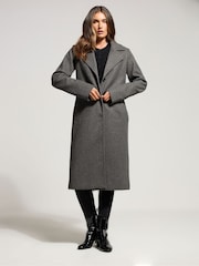 Long Tall Sally Grey City Coat - Image 3 of 6