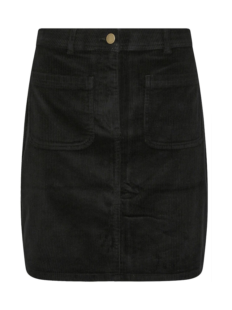 M&Co Black Cord A-Line Skirt - Image 5 of 5