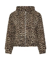 Moletom com estampa de leopardo Yours Curve Limited Zip - Imagem 5 de 5