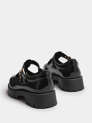 Yours Curve Black Extra Wide Fit Extra Wide Fit T-Bar Patent Mary Jane Shoes - Image 3 of 5