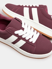 Rojo - Yours Curve Wide Fit Padded Skate Trainers - Imagen 5 de 5