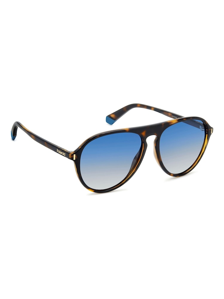 Polaroid Pilot Brown Sunglasses - Image 1 of 6 Polaroid Pilot Brown Sunglasses - Image 1 of 6