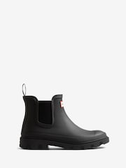 Hunter Black Unisex Downpour Chelsea Boots - Image 1 of 4