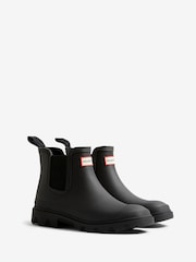 Hunter Black Unisex Downpour Chelsea Boots - Image 2 of 4