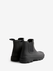 Hunter Black Unisex Downpour Chelsea Boots - Image 3 of 4
