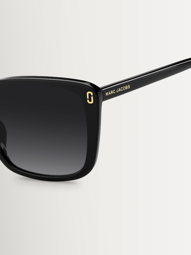 Velké hranaté sluneční brýle Marc Jacobs s motýlem - Obrázek 5 z 5