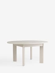 Light Natural Marble Effect Nomad 4 To 6 Seater Extending Dining Table - Image 8 of 9