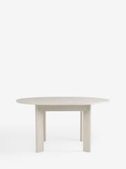 Light Natural Marble Effect Nomad 4 To 6 Seater Extending Dining Table - Image 9 of 9