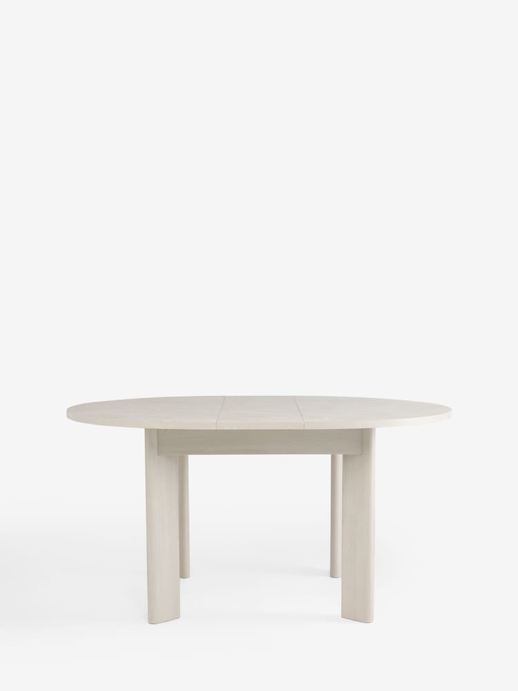 Light Natural Marble Effect Nomad 4 To 6 Seater Extending Dining Table - Image 9 of 9