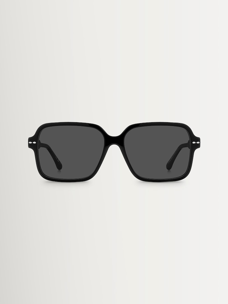 Isabel Marant Black Oversized Square Sunglasses - Image 2 of 4