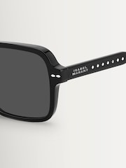 Isabel Marant Black Oversized Square Sunglasses - Image 4 of 4