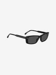 Isabel Marant Black Rectangular Sunglasses in Black - Image 1 of 4