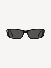 Isabel Marant Black Rectangular Sunglasses in Black - Image 2 of 4
