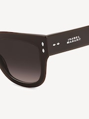Isabel Marant Brown Square Sunglasses in Brown - Image 3 of 4