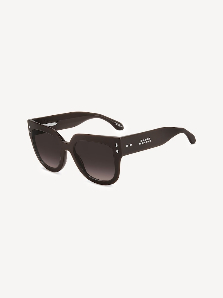 Isabel Marant Brown Square Sunglasses in Brown - Image 4 of 4