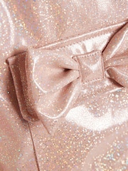 River Island Pink Girls Glitter Rain Mac - Image 3 of 4