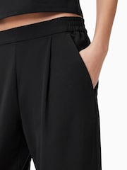 AllSaints Black Aleida Tri Trousers - Image 3 of 8