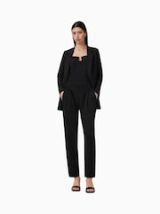 AllSaints Black Aleida Tri Trousers - Image 4 of 8