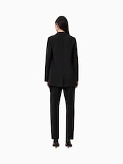 AllSaints Black Aleida Tri Trousers - Image 7 of 8