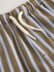Khaki/Blue Stripe Side Pocket Wide Trousers (3mths-7yrs) - Image 3 of 4