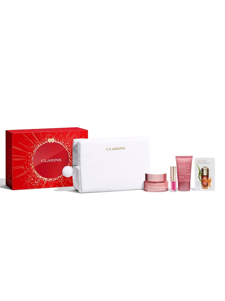 Clarins Multi-Active Collection Gift Set (Worth £76) - Image 2 of 5 Clarins Multi-Active Collection Gift Set (Worth £76) - Image 2 of 5
