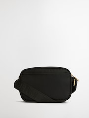 Barbour® International Black Micro Qualify Crossbody Bag - Image 3 of 8