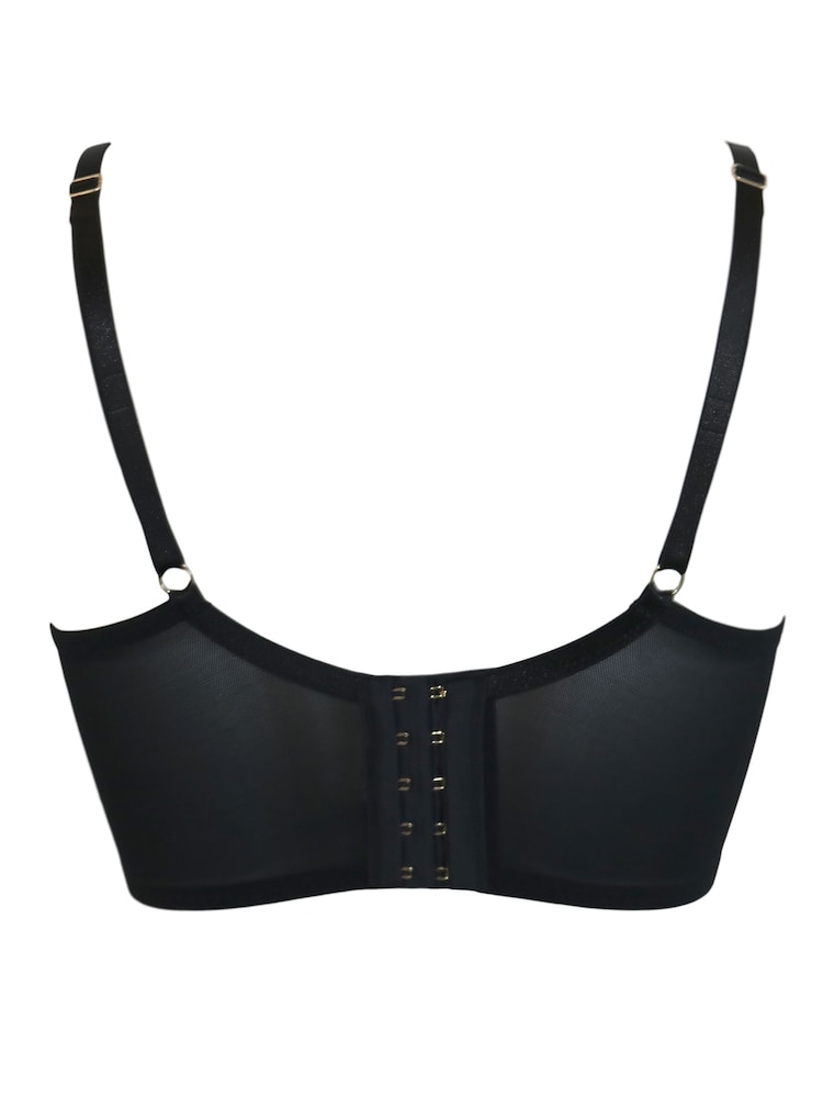 Pour Moi Red After Dark Lightly Padded Longline Bra - Image 5 of 5 Pour Moi Red After Dark Lightly Padded Longline Bra - Image 5 of 5