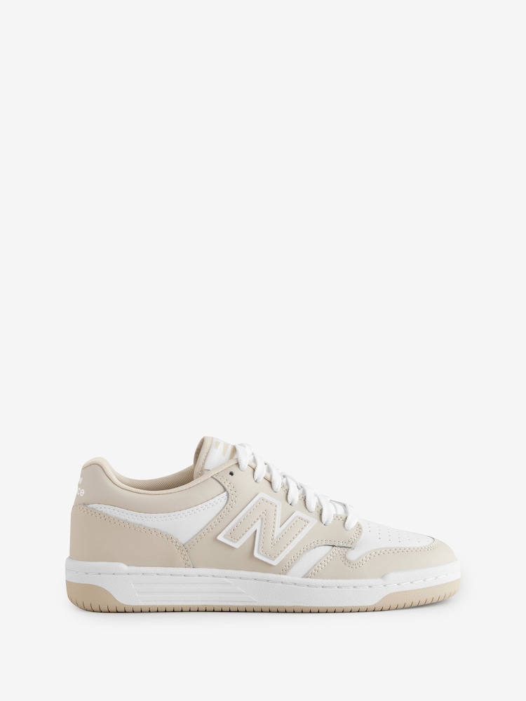 New Balance Cream Mens 480 Trainers - Image 1 of 1