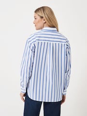 Crew Clothing Blue Boyfriend Poplin Shirt - Image 2 of 5