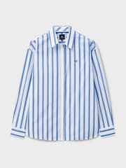 Crew Clothing Blue Boyfriend Poplin Shirt - Image 5 of 5