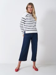 Crew Clothing Patterned Tuck Stitch Jumper - صورة 3 من 5