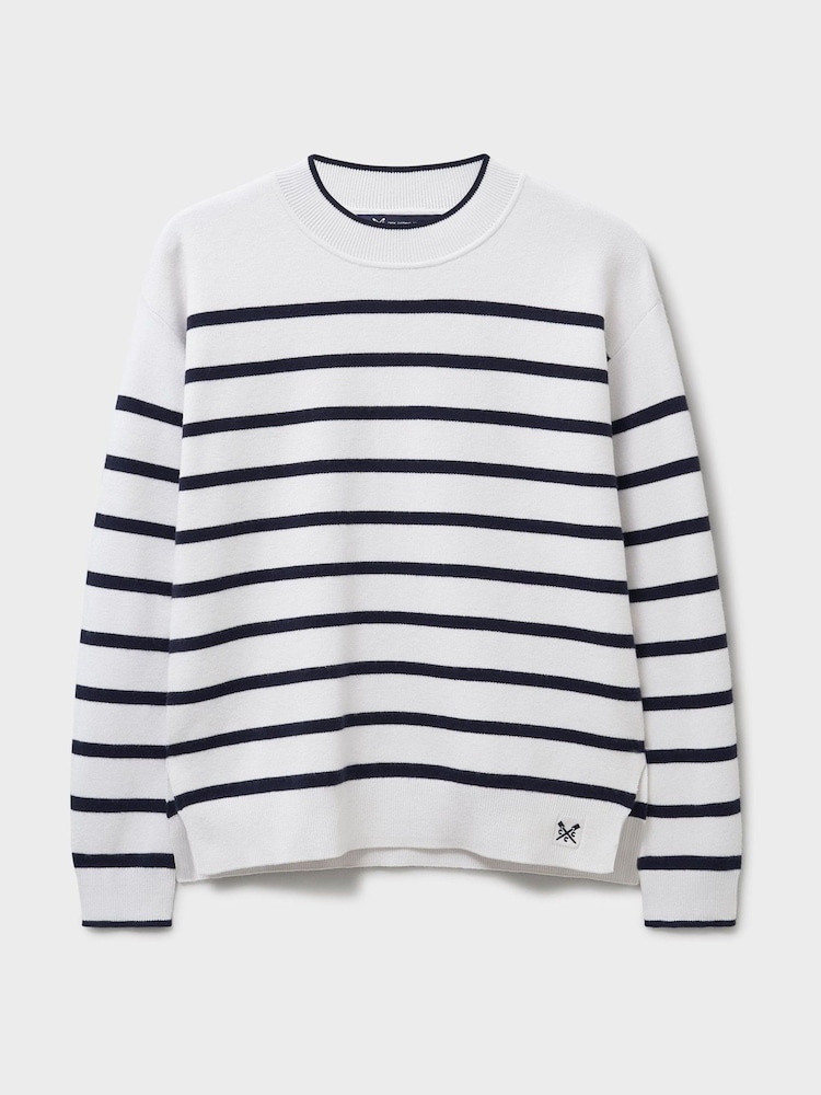 Crew Clothing Patterned Tuck Stitch Jumper - صورة 5 من 5
