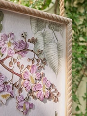 Set of 4 Multi Kew Collection 3D Floral Framed Wall Arts - Image 5 of 7
