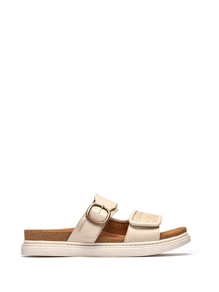Clarks Cream Arwell Step Sandals - Image 1 of 6