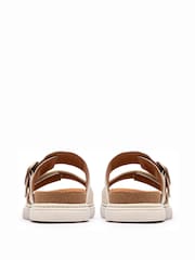 Clarks Cream Arwell Step Sandals - Image 4 of 6