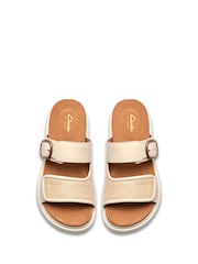 Clarks Cream Arwell Step Sandals - Image 5 of 6