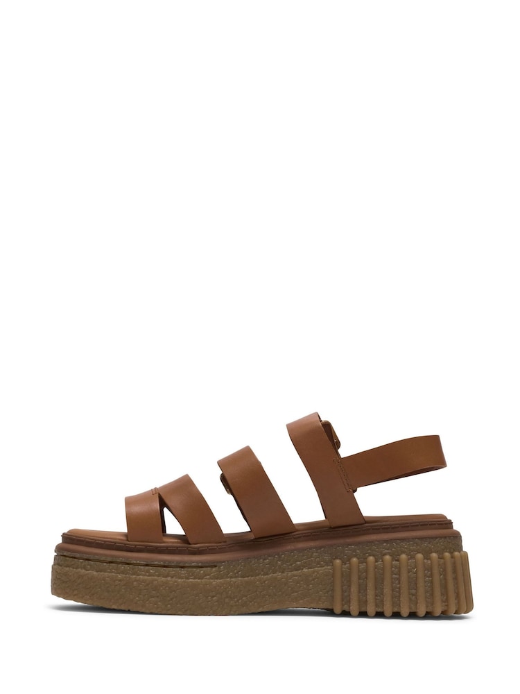 Clarks Brown Evamar Strap Sandals - Image 2 of 6