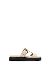 Clarks Cream Aristella West Sandals - Image 1 of 6